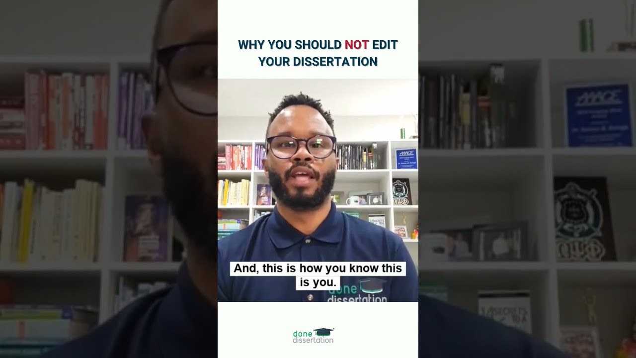 Stop Editing Your Dissertation While Writing #phd #dissertation #shorts