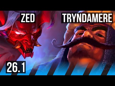 ZED vs TRYNDAMERE (MID) | 55K damage | EUW Master | 26.1