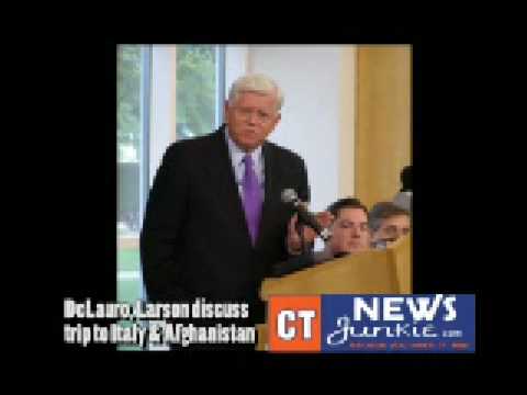 CTNJ-TV: DeLauro, Larson discuss trip to Italy & Afghanistan