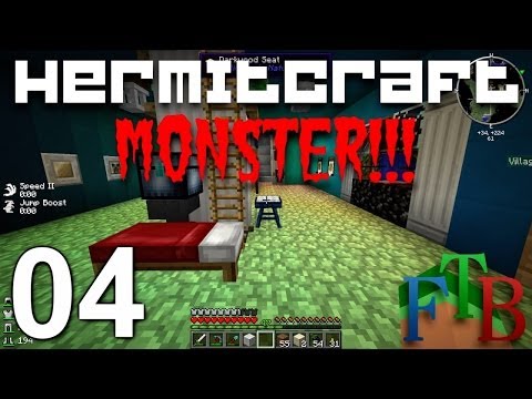 Hermitcraft FTB Monster Ep. 4 - Smeltery Automation - Tinkers Construct