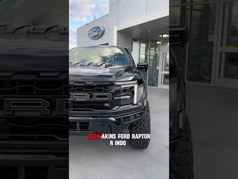 BLACK & SILVER-2024 Ford Raptor R INDO CUSTOM Performance Truck
