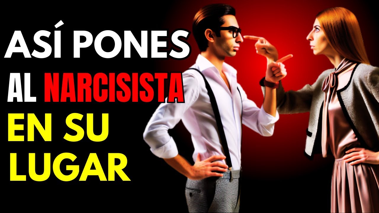 10 TÁCTICAS para PONER a un Narcisista EN SU LUGAR | Estoicismo