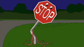 Tacloma County stop sign with nerve endings incident