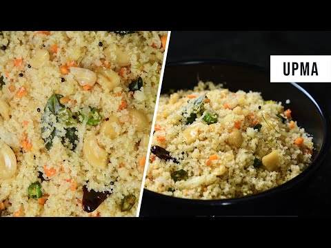 How to make PERFECT SOFT & FLUFFY UPMA | Rava Upma Recipe