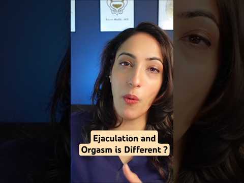 Ejaculation and orgasm: what is the difference?