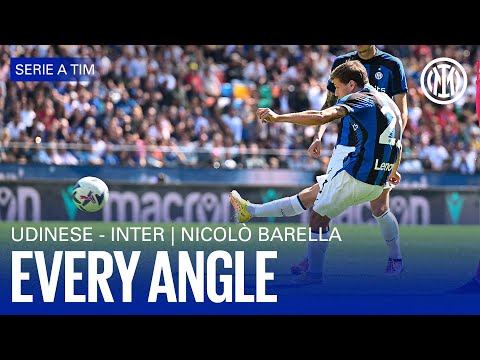 NICOLÒ BARELLA GOAL vs UDINESE | EVERY ANGLE ⚫🔵
