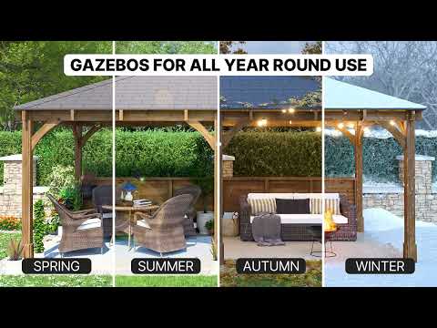 Leviathan Gazebo – Your Perfect Garden Shelter, Rain or Shine! | Dunster House #gazebos