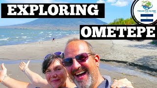 Backpacking Nicaragua  Ometepe by motorbike scooter| Ojo de Agua baths | [S3-E23]