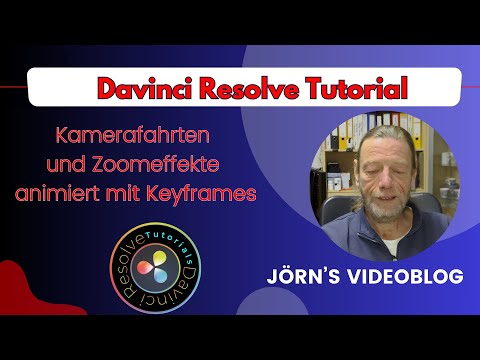 Kameraschwenks und Zoomeffekte in DaVinci Resolve mit Keyframes in der Timeline animiert