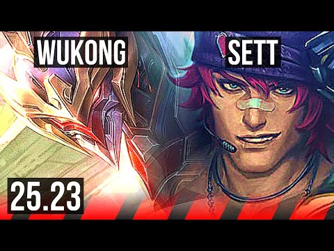 WUKONG vs SETT (TOP) | 10/2/7, 600+ games, Dominating | EUW Master | 25.23