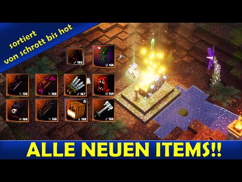 Minecraft Dungeons - All New Halloween Event Items!  Sorted from junk to hot