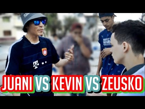 Zeusko Vs Kevin Vs Juani (4TOS) FECHA 23 TORNEO 2016 - COLISEO FREESTYLE