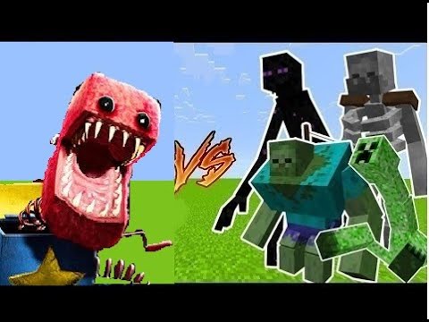 Boxy Boo vs mutant creatures in minecraft java