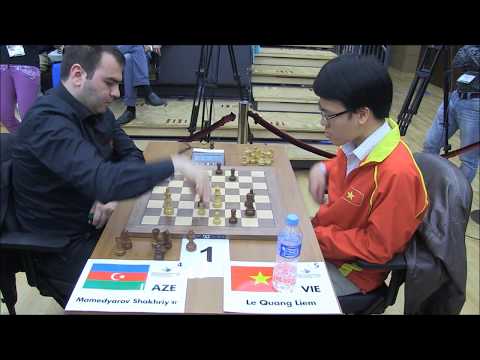 GM Mamedyarov (Azerbaijan) - GM Le Quang Liem (Vietnam) 2013 FF