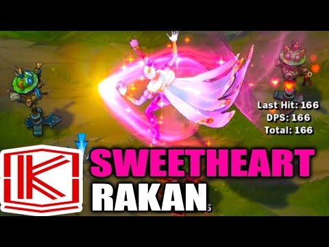 SWEETHEART RAKAN SKIN SPOTLIGHT - League of Legends
