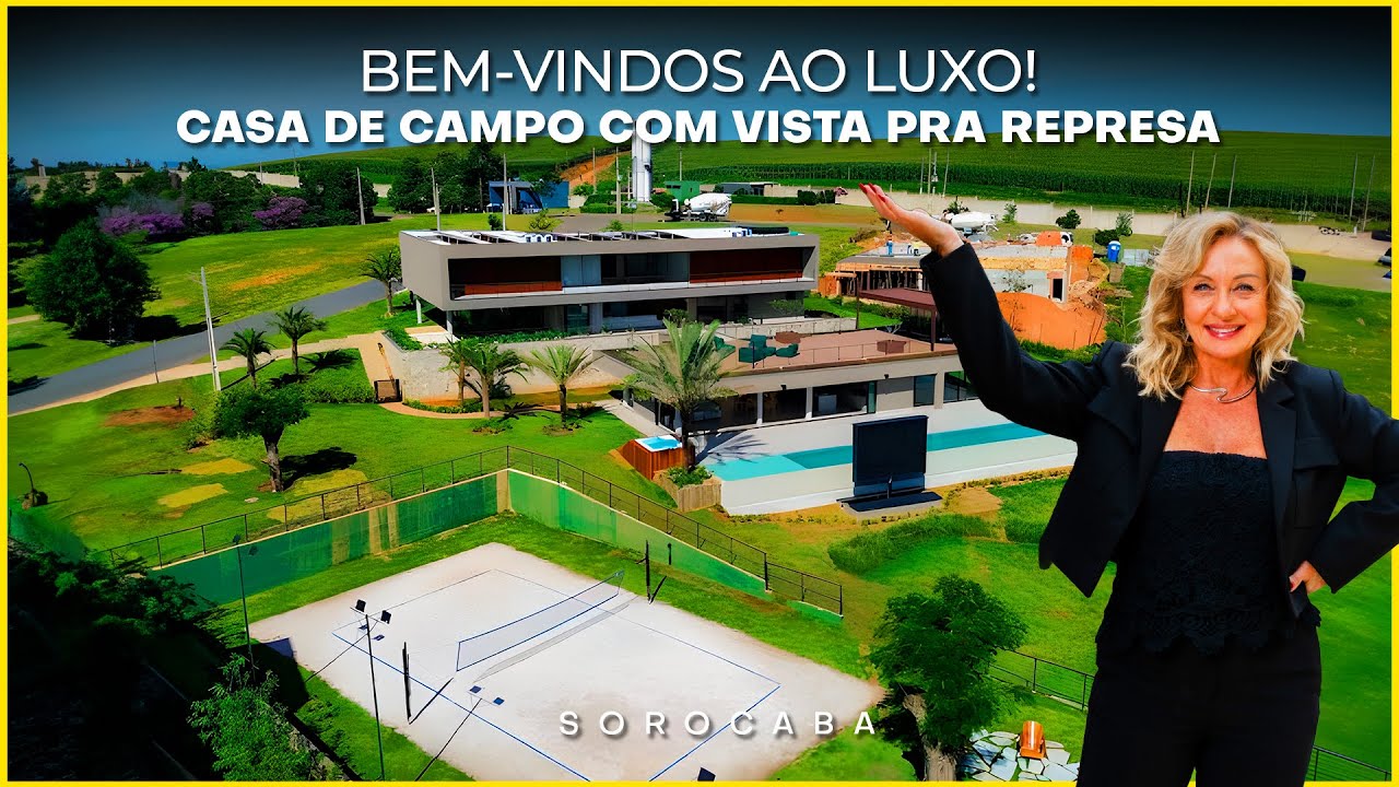 Casa à venda no Le Portier Nautic Residence com 5 suítes e acesso direto à represa