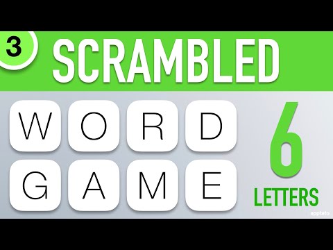 Scrambled Word Games Vol. 3 - Guess the Word Game (6 Letter Words)