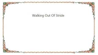Badly Drawn Boy - Walking Out Of Stride Lyrics