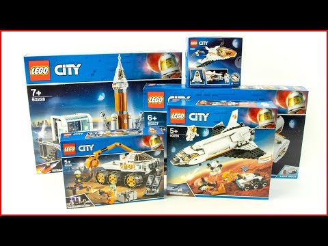 LEGO COMPILATION CITY Space 2019 sets - Unboxing for Collecrors