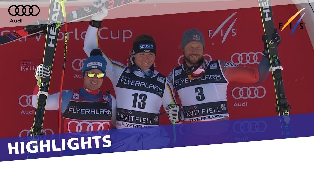 Thomas Dressen pips Feuz for win in Kvitfjell Downhill | Highlights
