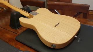 Video thumbnail for 2008 USA FENDER AMERICAN STANDARD TELECASTER NATURAL ASH BLONDE BODY SKB FLIGHT CASE UP CLOSE GUITAR by Essex Recording Studios