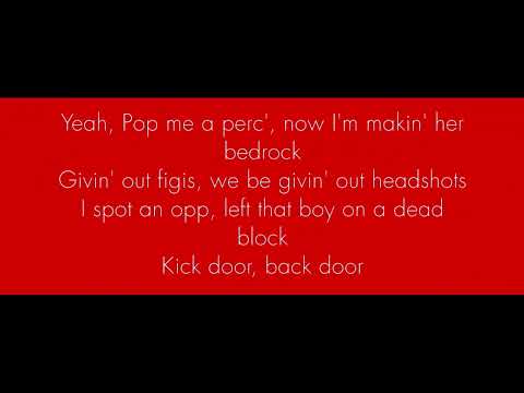 Shawny Binladen X Supa Gates - Yellow Bentley (Lyrics) [4K]