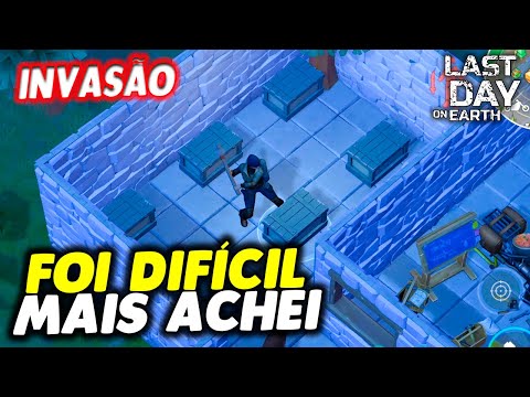 FOI DIFÍCIL MAIS ACHEI OS BAÚS TOPS NA INVASÃO - Last Day On Earth