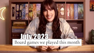 Board games we played this month! | 20+ mini game reviews | JULY 2023
