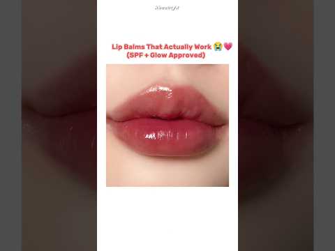 Lip Balms That Actually Work😭💗(SPF + Glow Approved)#shorts #888 #beauty #kpop #lips #lipbalm #glowup