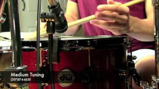 Video thumbnail for DW Collector's Series 6 5x14 Purple Heartwood Snare Drum by The Drum Shop - Portland, Maine
