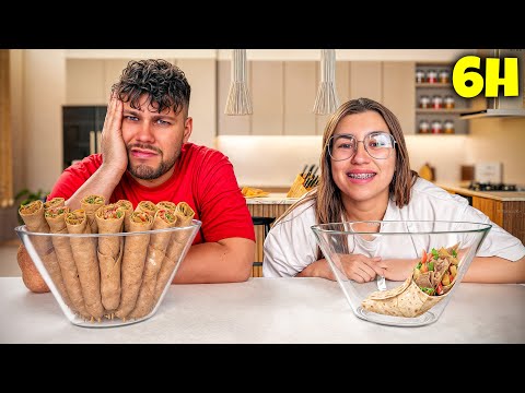 KTO SZYBCIEJ ZJE MISKE XXL KEBABÓW WYGRYWA!