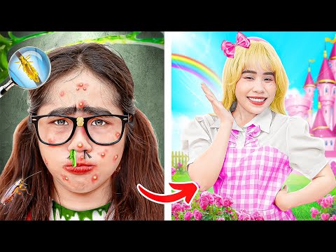 My Teacher Extreme Makeover From Nerd To Barbie Princess - Funny Stories About Baby Doll Family