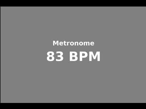 metronome 83 bpm
