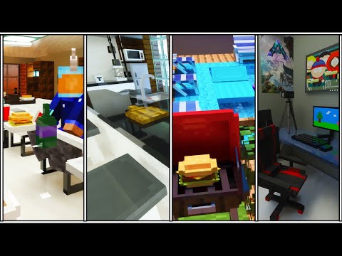 Minecraft Bedrock Furniture Mod 1.19 +