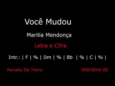 Você Mudou - Marília Mendonça