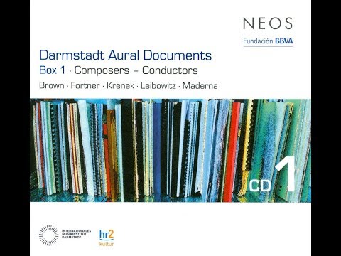 bruno maderna – concerto for piano and orchestra (darmstadt premiere, 1959)