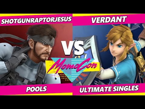 MomoCon 2022 - shotgunraptorjesus (Snake) Vs. Verdant (Link) SSBU Ultimate Tournament