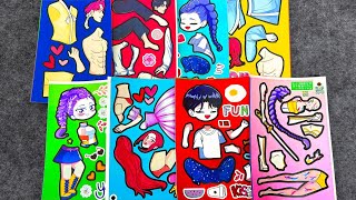 KPOP DEMON HUNTER | Huntr/X vs Saja Boys / Sticker book ASMR