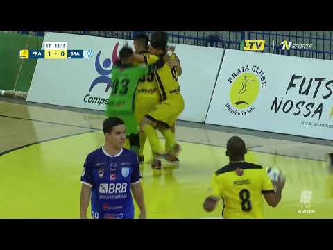 LNF2020 - Gols - Praia Clube 4x1 Brasília