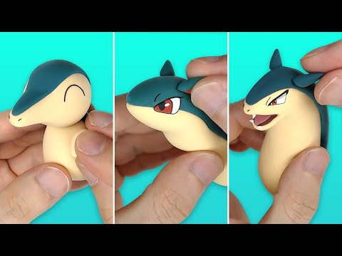 Pokémon Figures Making - Cyndaquil line!!(Quilava, Typhlosion) | Clay Art