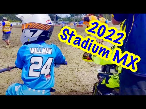 2022 Coffs Harbour Stadium MX Cias’s 3rd year. Husqvarna TC50 50cc Division 2 Motocross Racing