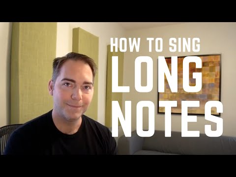 3 Tips on How to Sing Long Notes with Ease [Vocal Exercise]