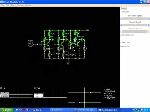 Transistor - Amplificatore a 4 stadi con stadio finale in Push-Pull da 16 W