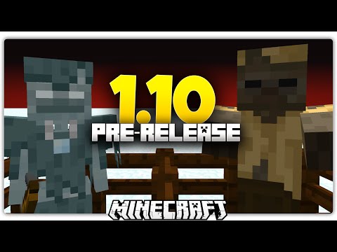MINECRAFT 1.10 Pre-Release | FROSTBURN IS  ALMOST HERE! | Minecraft 1.10 Update News
