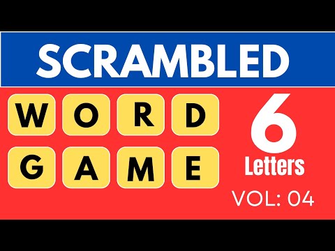 ‎@Quizmaster-j4x  Can you Guess the word | Scrambled word game 🤔 6 Letters word { Vol- 4} #wordgame