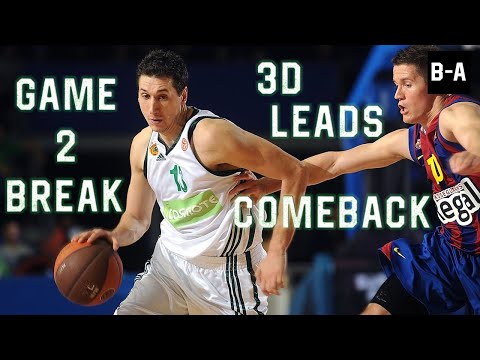 3D and Sato LEAD UNREAL COMEBACK vs Barca | Barcelona - Panathinaikos 71-75 | 2011 Playoffs Game 2