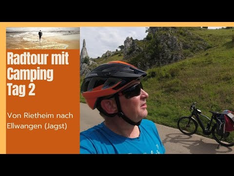 Radtour mit Camping - Tag 2 von Rietheim nach Ellwangen (Jagst)