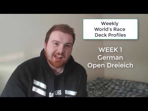 =Deck Profile= Yu-gi-oh! World's Race WEEK 1 German Open Dreiech