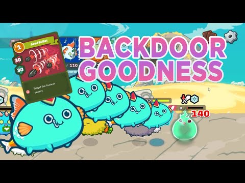 BACKDOOR MADNESS l WATERMELON I AAP with BACKDOOR AQUA I 1200 MMR CLIMB I AXIE INFINITY