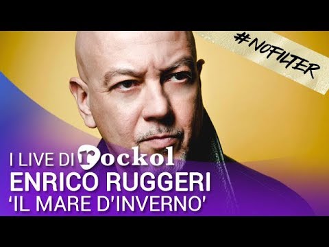 Enrico Ruggeri, i live di Rockol: "Il mare d'inverno" #NoFilter con Ermal Meta